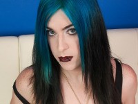 Azure Monro is a sexy post op transsexual with a hot curvy body, small hormone breasts, a juicy ass and a sexy post op pussy! See this sexy tgirl using her massage rod on her tgirl pussy!