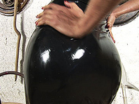 Tranny Gabrielly Dummond in hot latex