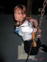 Luci May : Japanese schoolgirl Lucimay tied up and punished
