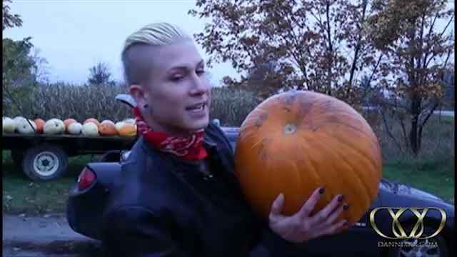 Danni Daniels - Danni goes dirty with pumpkins